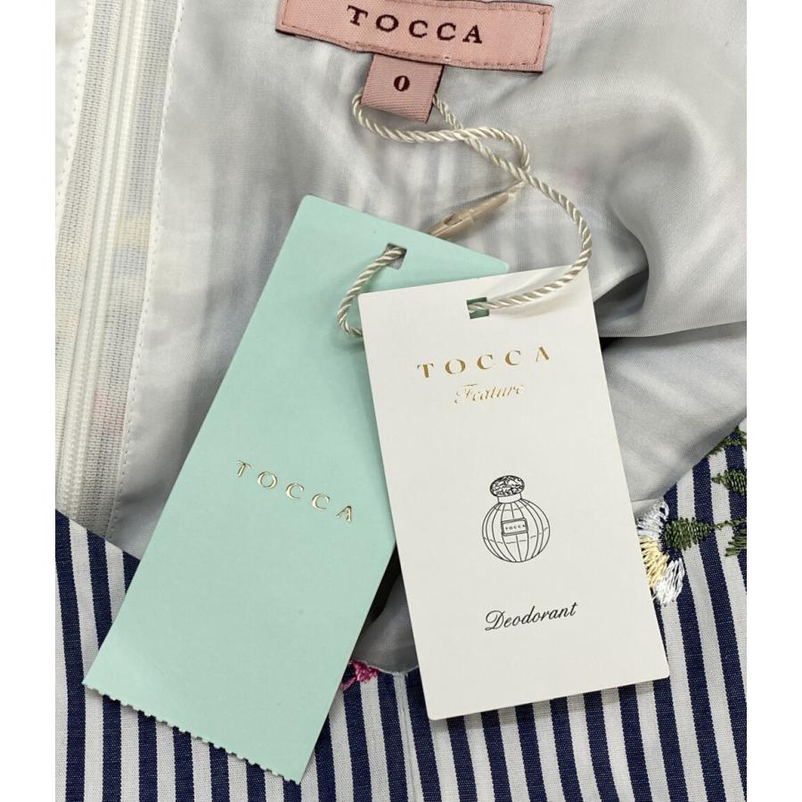 美品 トッカ ノースリーブワンピース FULL BLOOM ドレス 664-5.OP.TO