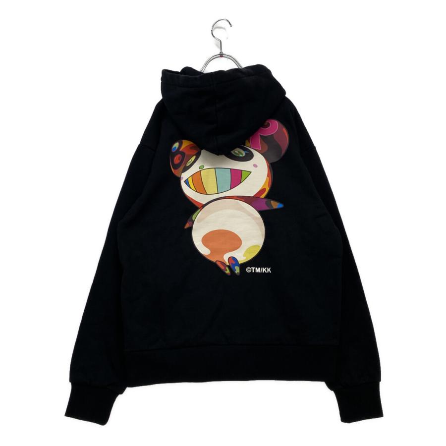 美品 村上隆 x ブラックピンク パーカー メンズ SIZE M takashi