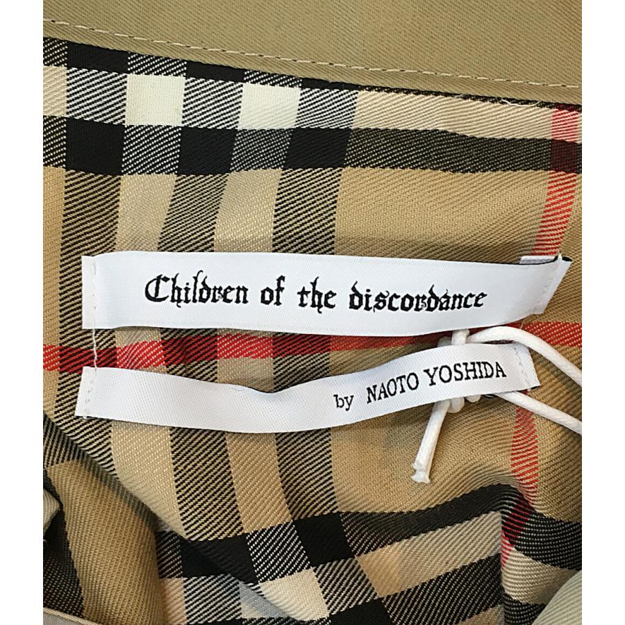 チルドレンオブザディスコーダンス トレンチコート パッチワーク ベージュ系 COTDNYCO-412 メンズ SIZE 2 children of the discordance 中古_2