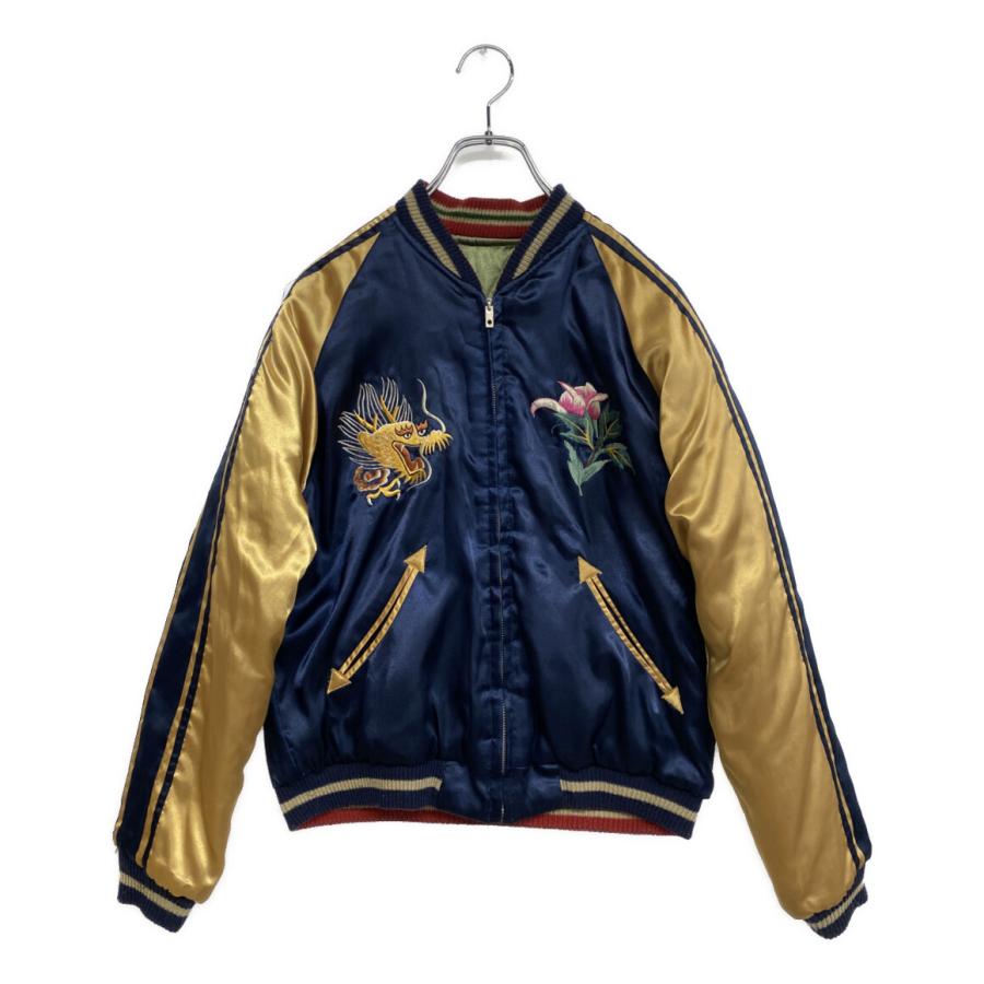 トウヨウエンタープライズ スカジャン 孔雀グアム ネイビー カーキ