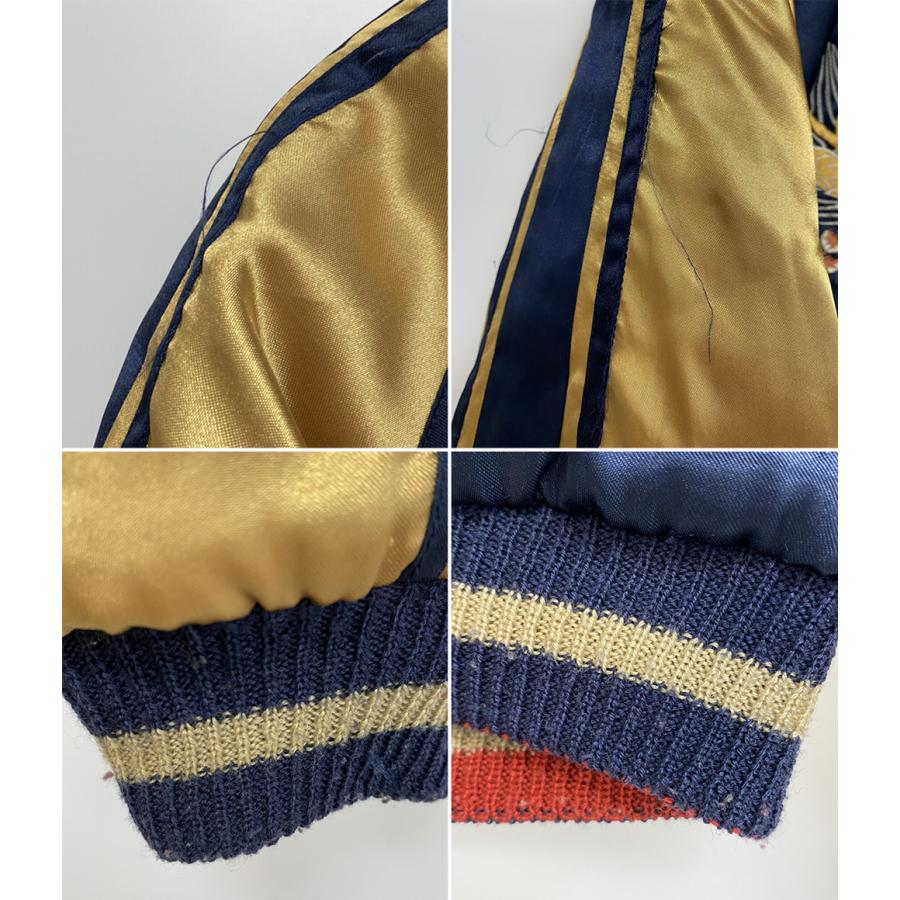 トウヨウエンタープライズ スカジャン 孔雀グアム ネイビー カーキ