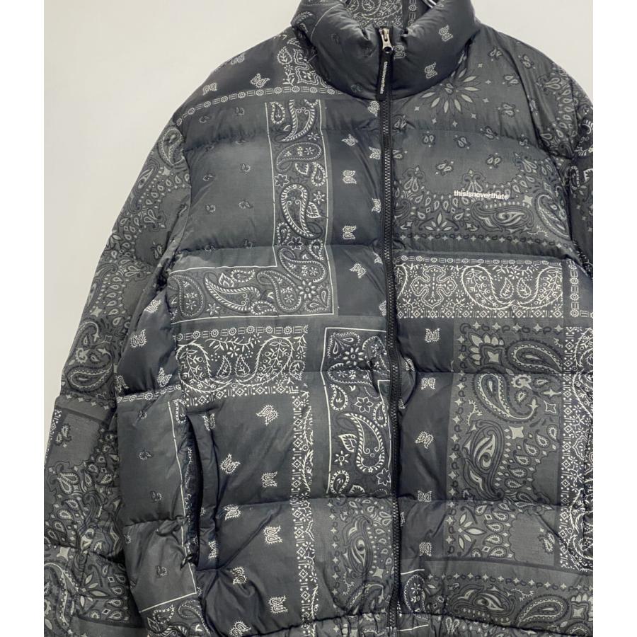 thisisneverthat ダウンジャケット グレー Ｌ ディスイズネバーザット ダウンジャケット ダークグレー メンズ SIZE L