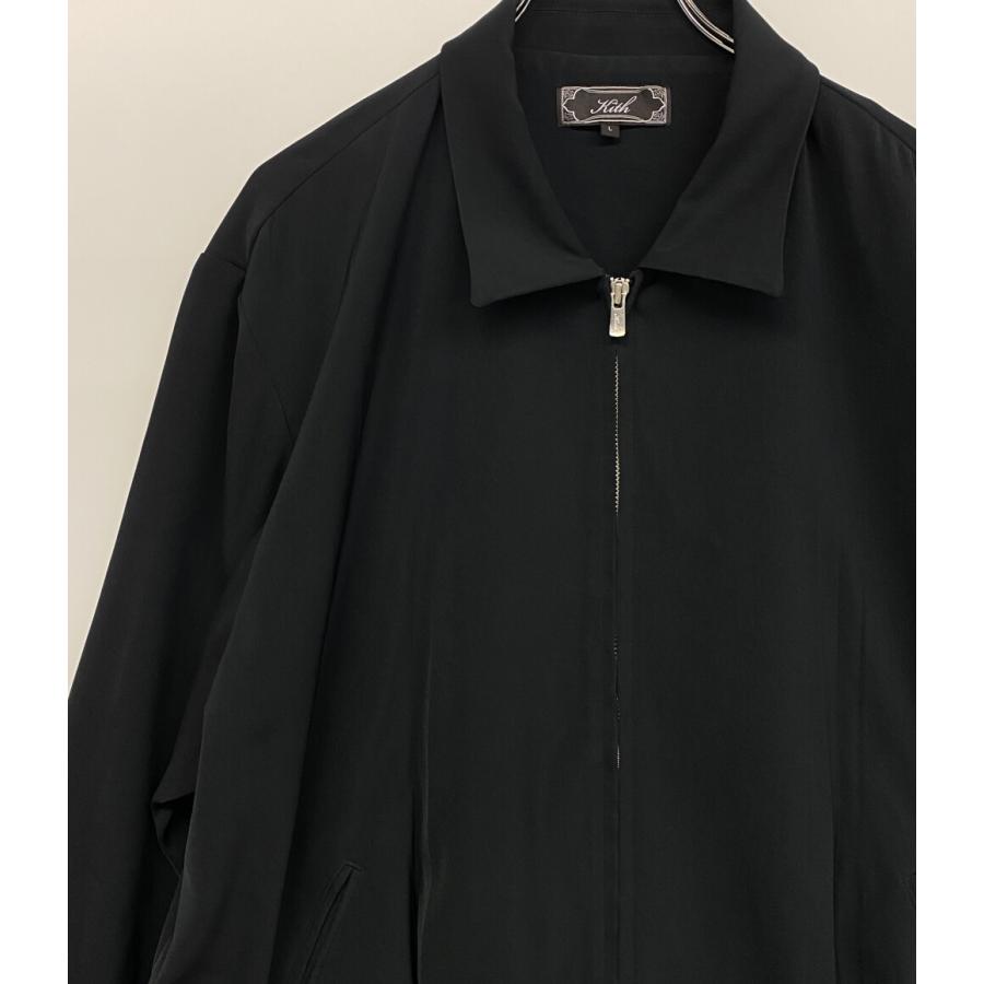 キス ジャケット ダブルジップ ブラック 26ss メンズ SIZE L KITH 中古