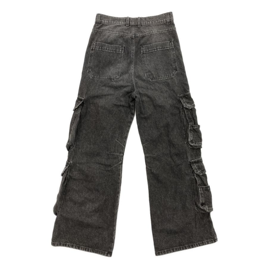DIESEL（ディーゼル） デニムカーゴパンツ 濃グレー レディース SIZE 