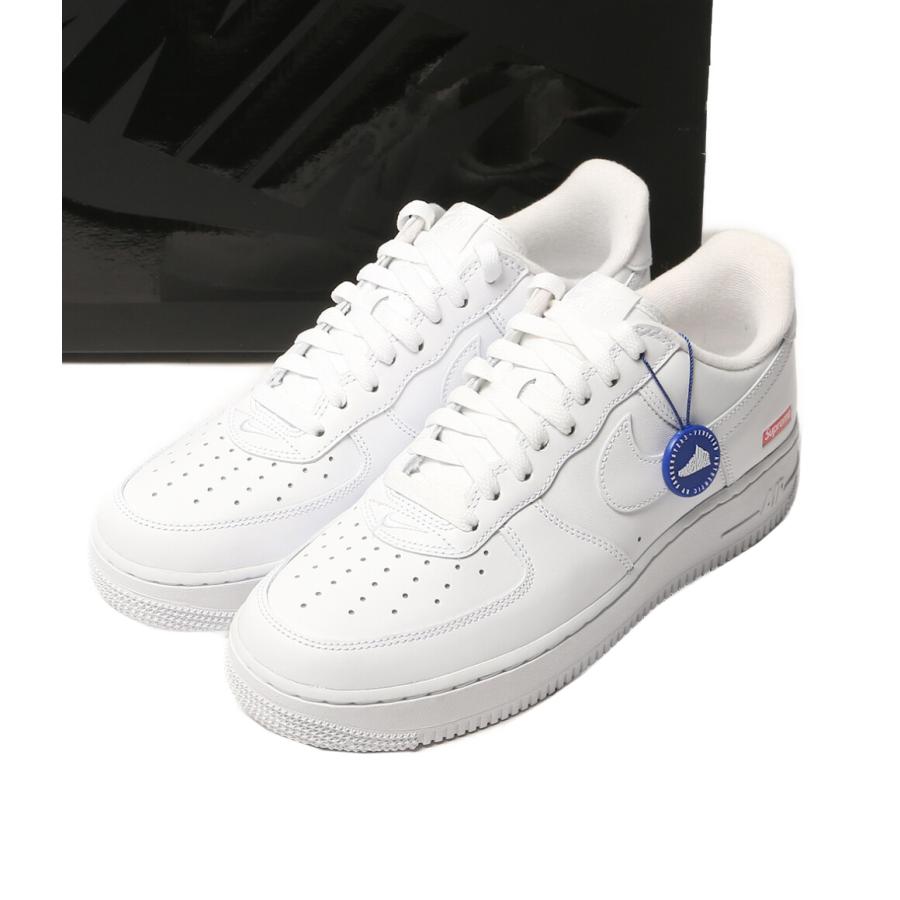 Supreme シュプリーム CU9225-100 × Nike Air Force 1 Low ナイキ エアフォース1 ロー  スニーカー ホワイト系 27cm【新古品】【未使用】【中古】 NIKE（ナイキ） 美品 シュプリーム スニーカー AIR FORCE 1 LOW WHITE