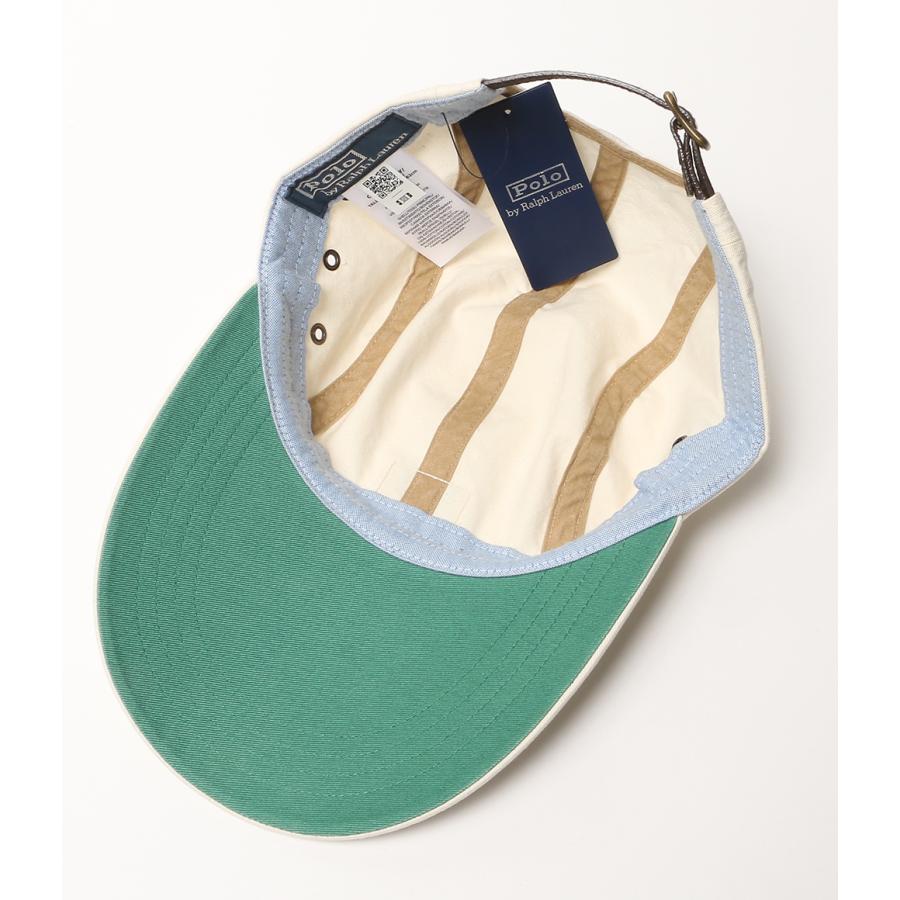 Poloラルフローレンアウトドア パッチ ロング ビルシード ツイル キャップ POLO RALPH LAUREN（ポロ・ラルフローレン） 美品 キャップ ロングビル