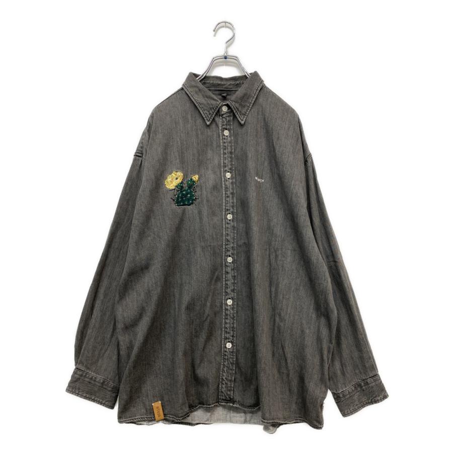 ダブルタップス 長袖シャツ ALLMAN LS COTTON DENIM 241CWDT-SHM01