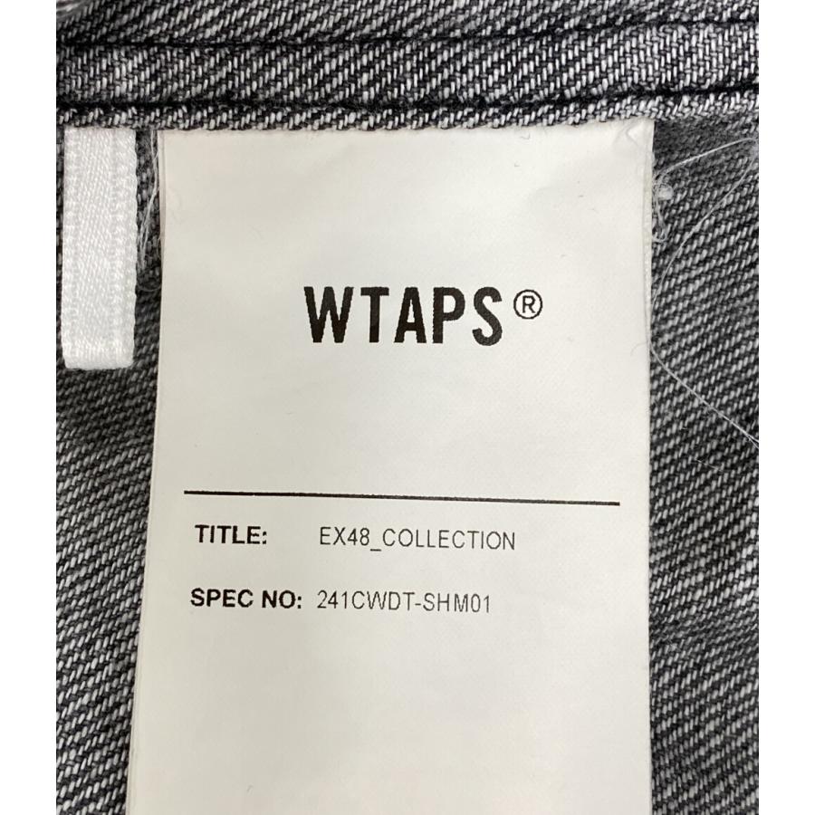 ダブルタップス 長袖シャツ ALLMAN LS COTTON DENIM 241CWDT-SHM01