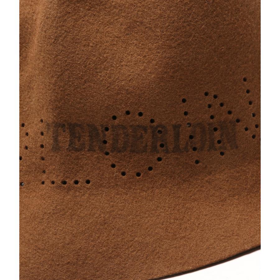 テンダーロイン ハット パンチング ブラウン レディース TENDERLOIN