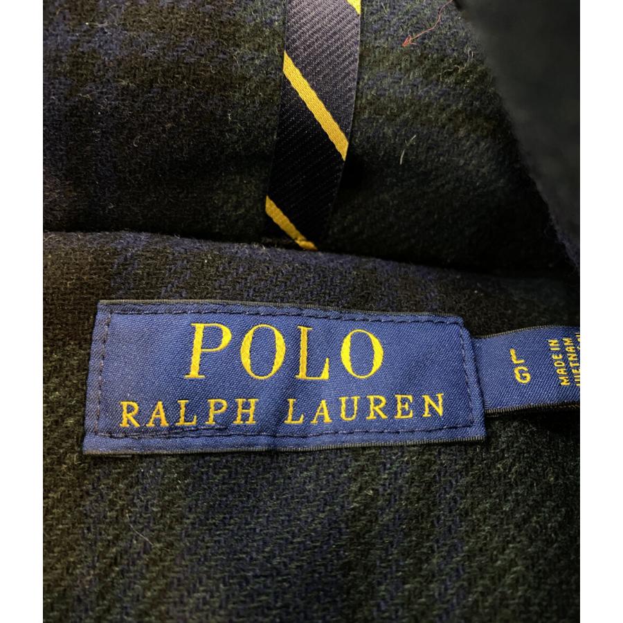 ポロ・ラルフローレン ダウンジャケット チェック ウールブレンド