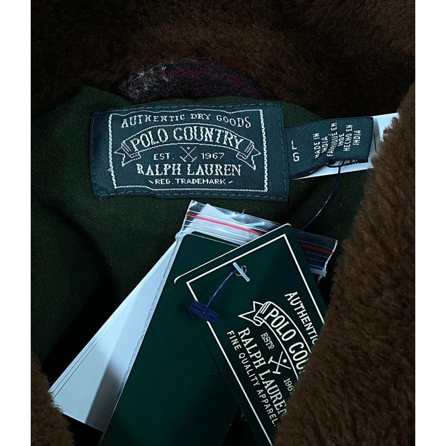 美品 ポロカントリー ラルフローレン ピーコート チェック ボア 2024