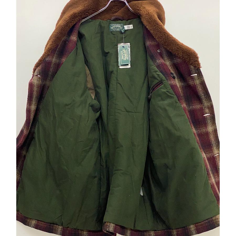 新品同様✨　ポロラルフローレン　ピーコート　グリーン　チェック　ウール　ダブル チェック ウールブレンド ツイード ピーコート | ラルフ ローレン公式
