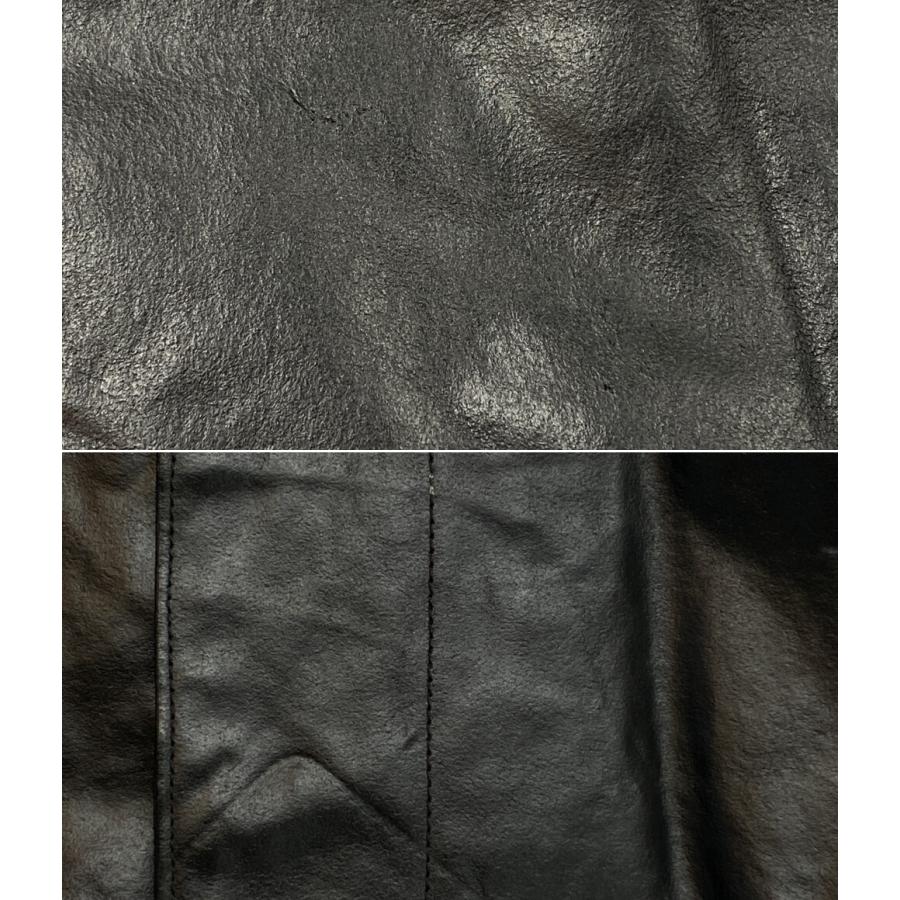 ラフシモンズ レザージャケット vera pelle real leather 07ss メンズ