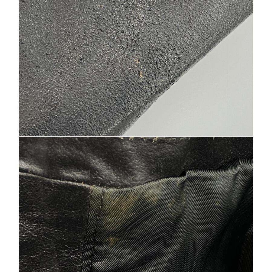 ラフシモンズ レザージャケット vera pelle real leather 07ss メンズ