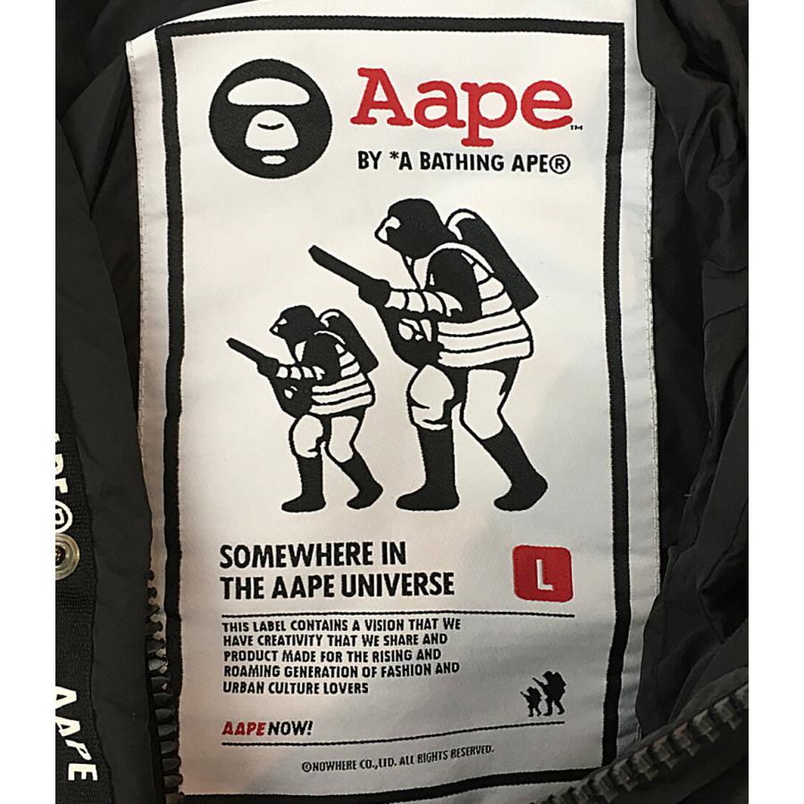 エーエイプバイアベイシングエイプ ダウンジャケット AAPDNM7172XX9