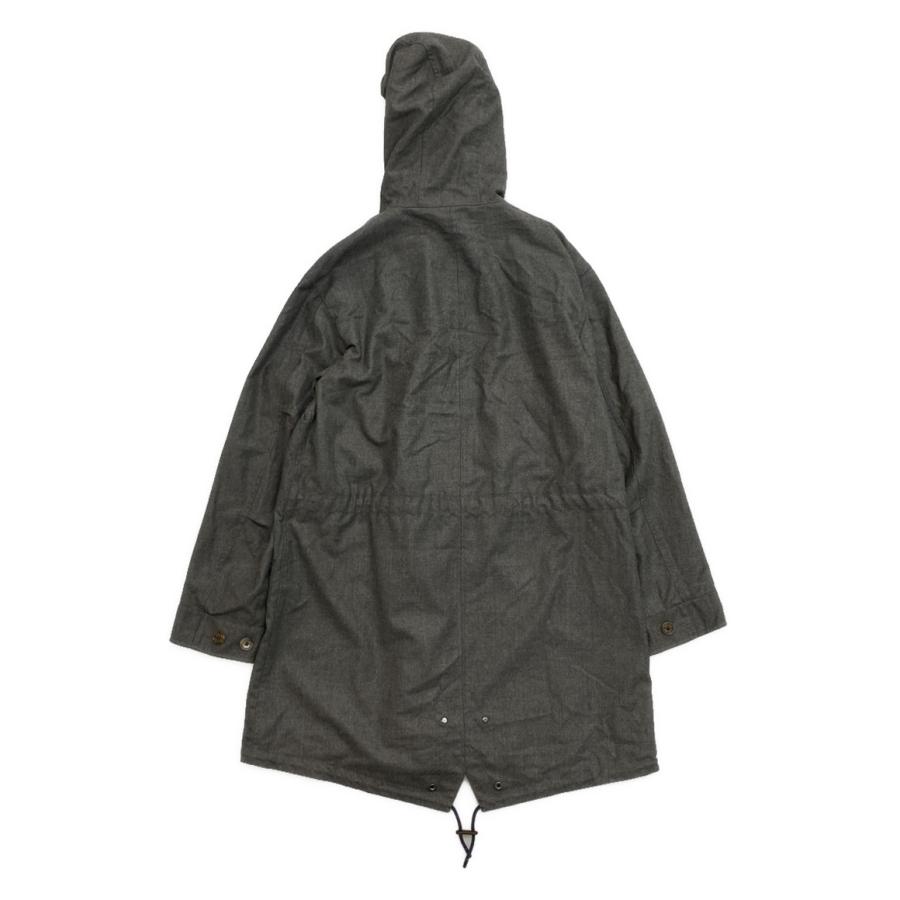 【美品】ラルフローレン　ウール　コットン　リバーシブル　フーデッドコート ラルフローレン リバーシブル フーデットコート ロング ウール