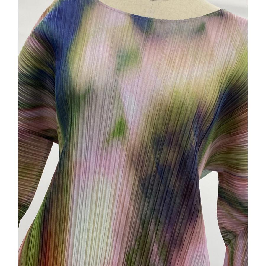 プリーツプリーズ TURNIP & SPINACH 長袖ワンピース 24SS レディース