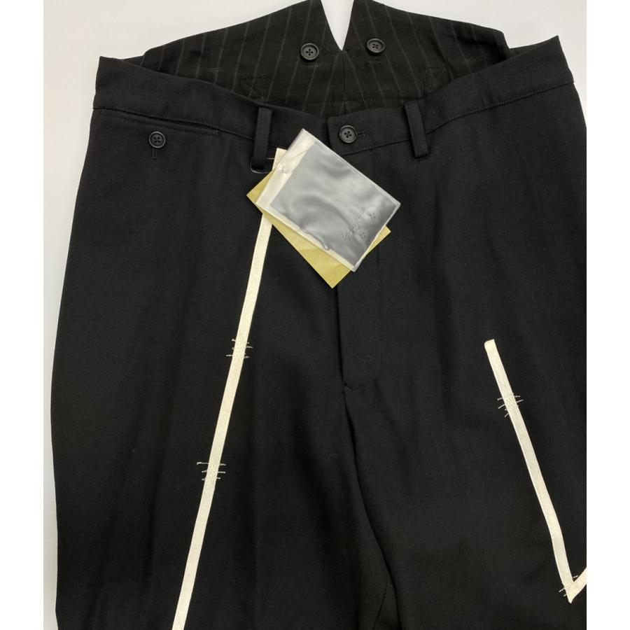ヨウジヤマモトプールオム パンツ ARMY GABARDINE O-TAPING PANTS 23aw