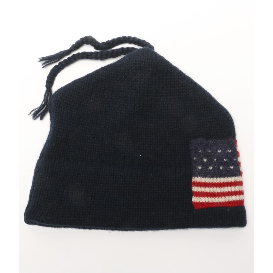 ポロスポーツ　ヴィンテージ ニット帽 アメリカ国旗デザイン　星条旗 ポロスポーツ ヴィンテージ ニット帽 アメリカ国旗デザイン 星条旗