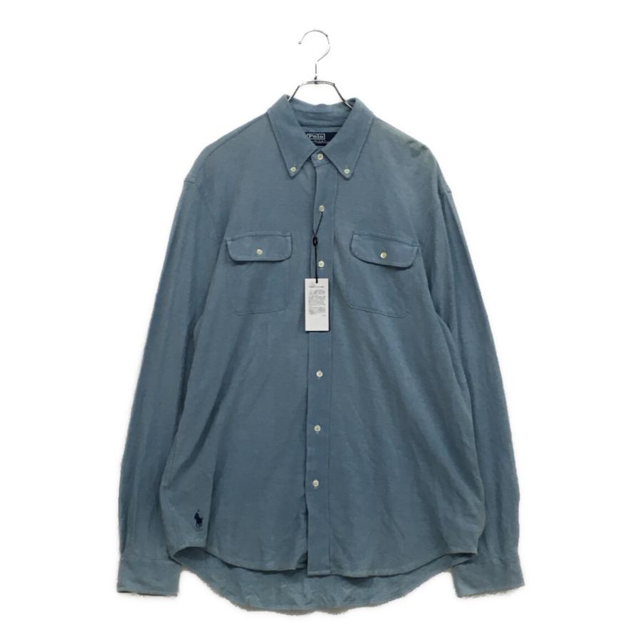 ポロ・ラルフローレン 長袖シャツ ボタンダウン カノコ ビックポロ