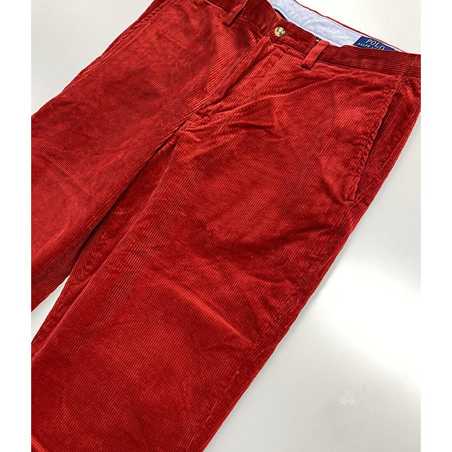 新品/未使用　ポロラルフローレン　コーデュロイチノ ラルフローレン チノパンツ コーデュロイ レッド メンズ SIZE 34/32