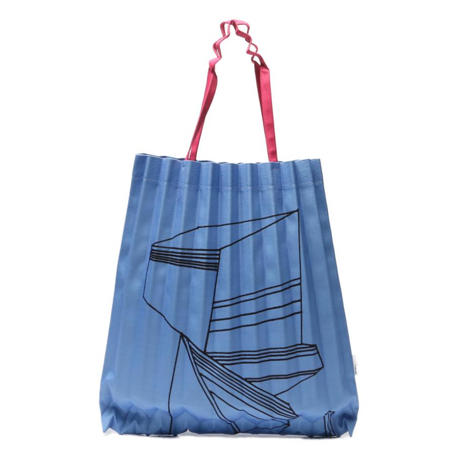 【美品】  me ISSEY MIYAKE / ミーイッセイミヤケ | ショルダーバッグ | ブルー/レッド | レディース 美品】 me ISSEY MIYAKE / ミーイッセイミヤケ | ショルダーバッグ