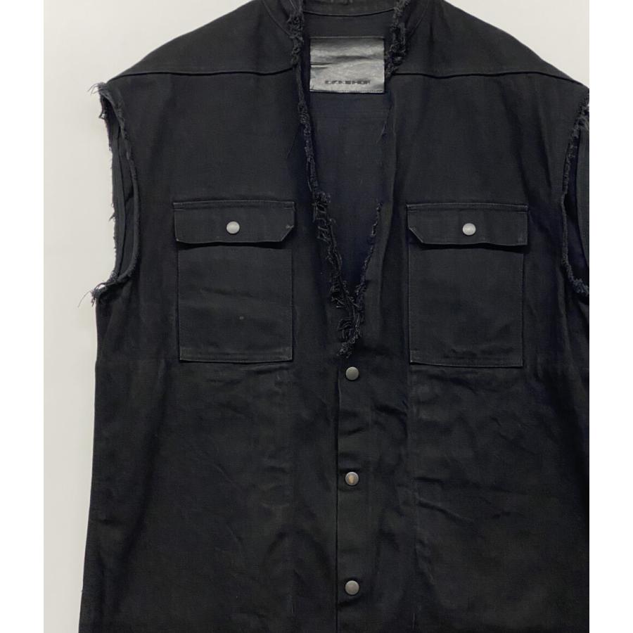 リック オウエンス ダークシャドウ ベスト RR02B2736-HBLKJP メンズ