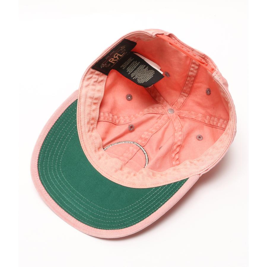 ダブルアールエル キャップ ウイングロゴ ツイル ロゴパッチ RED