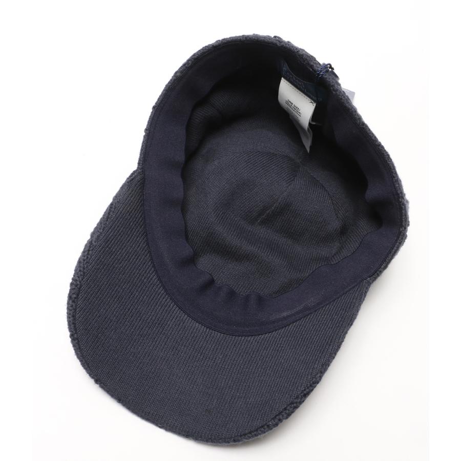 ☆新品☆ポロラルフローレン　ウールキャップ　ネイビー メンズ ポロ・ラルフローレン ケーブルニット ウールブレンド ボールキャップ