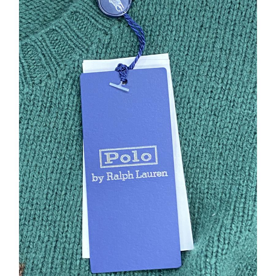 新品未使用POLO RALPH LAUREN ポロベア グリーンセーター 美品 ポロ・ラルフローレン ニット Poloベアセーター グリーン ウール