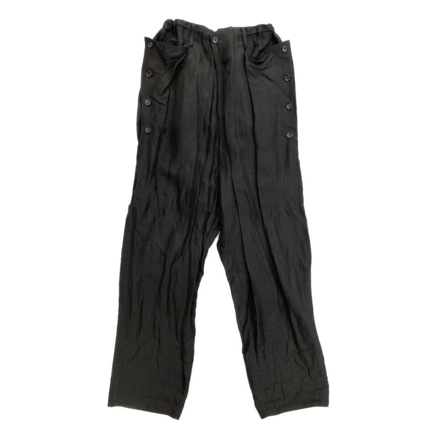 ヨウジヤマモトプールオム サイドボタンリネンパンツ 23SS メンズ SIZE