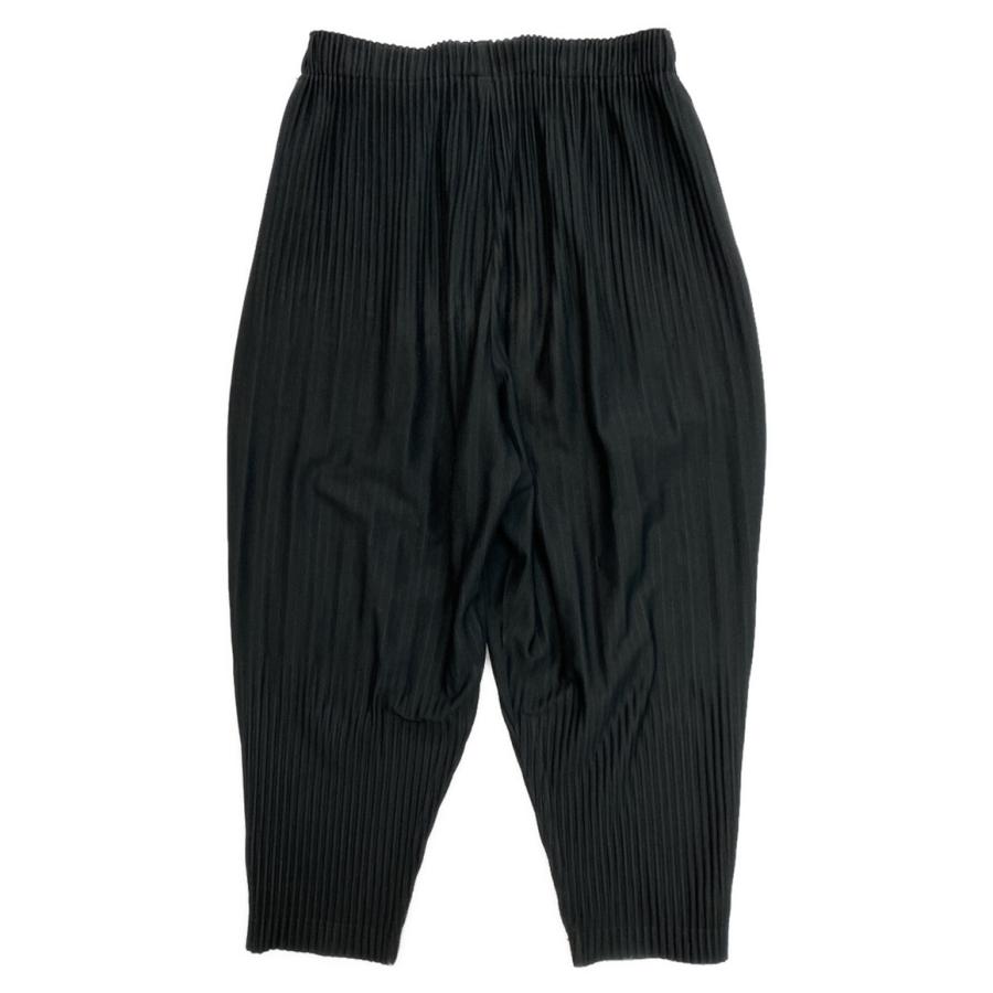 【美品】オムプリッセ　イッセイミヤケ パンツ サイズ2 黒 オム プリッセ イッセイミヤケ プリーツパンツ ブラック Basics Pant