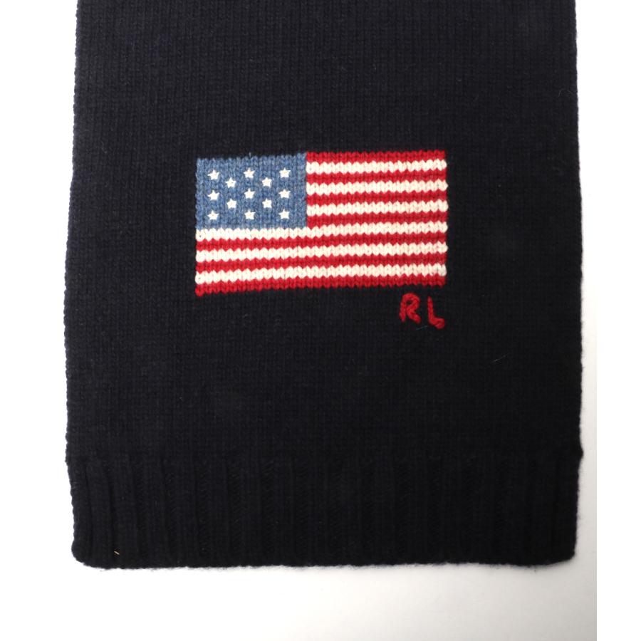 POLO RALPH LAUREN（ポロ・ラルフローレン） 美品 ストール 星条旗