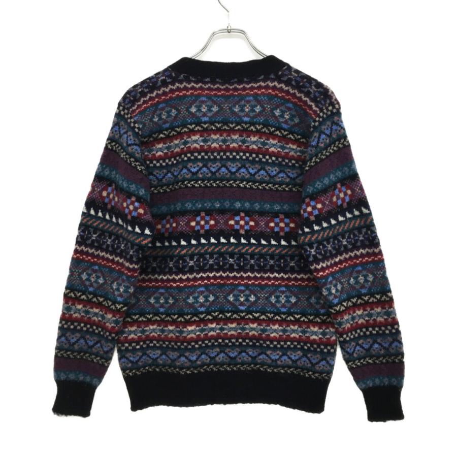 Jamieson's カーディガン　12月22日〜12月29日まで発送不可 ジャミーソンズカーディガン フェアアイル柄 ウール メンズ SIZE M