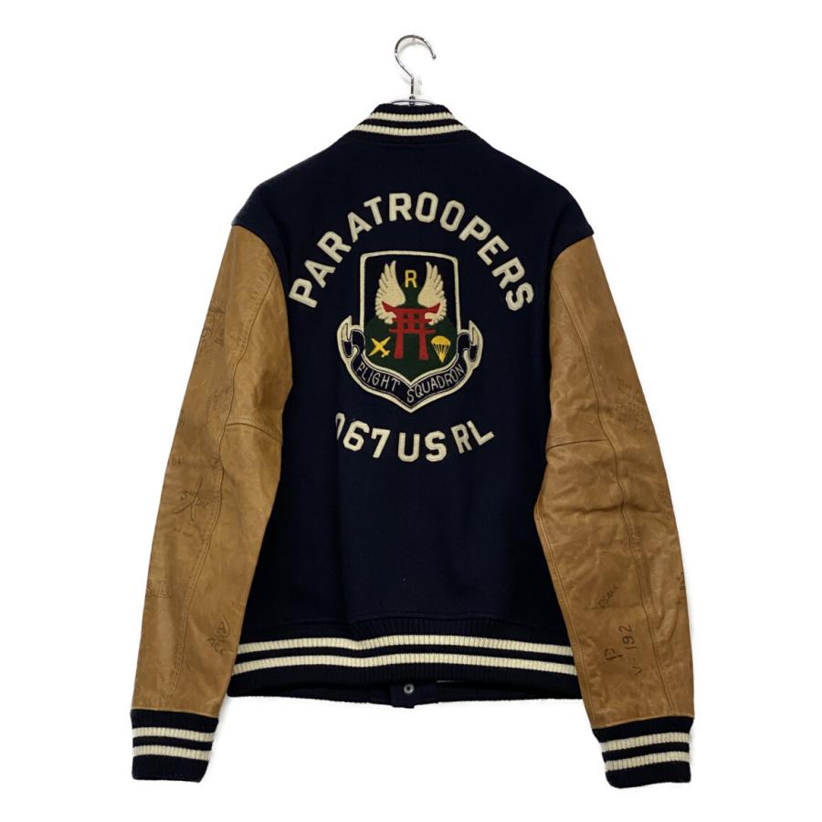 POLO SPORT 袖レザースタジャン L POLO RALPH LAUREN（ポロ・ラルフローレン） スタジャン レザー