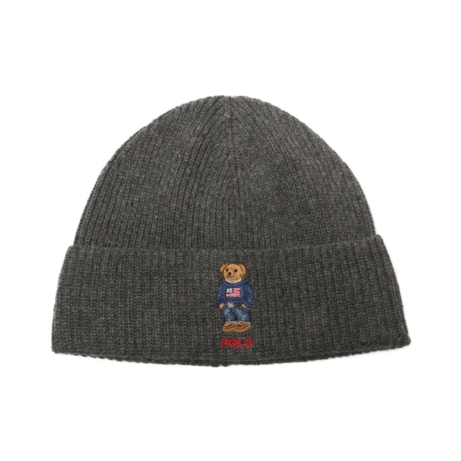 POLO RALPH LAUREN（ポロ・ラルフローレン） 美品 ニット帽 ポロベア