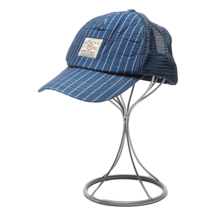 RRL キャスケット　Wabash ダブルアールエル キャップ WABASH STRIPE TRUCKER CAP メンズ SIZE O