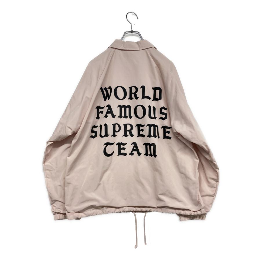 Supreme（シュプリーム） ジャケット コーチ ピンク WORLD FAMOUS 