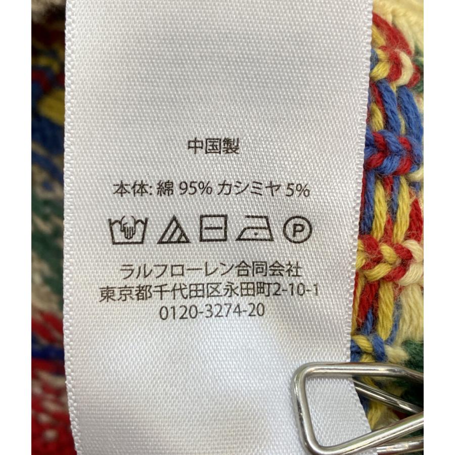 美品 ポロ・ラルフローレン ベスト FAIR ISLE COTTON CASHMERE SWEATER VEST メンズ SIZE L POLO RALPH LAUREN 中古_3