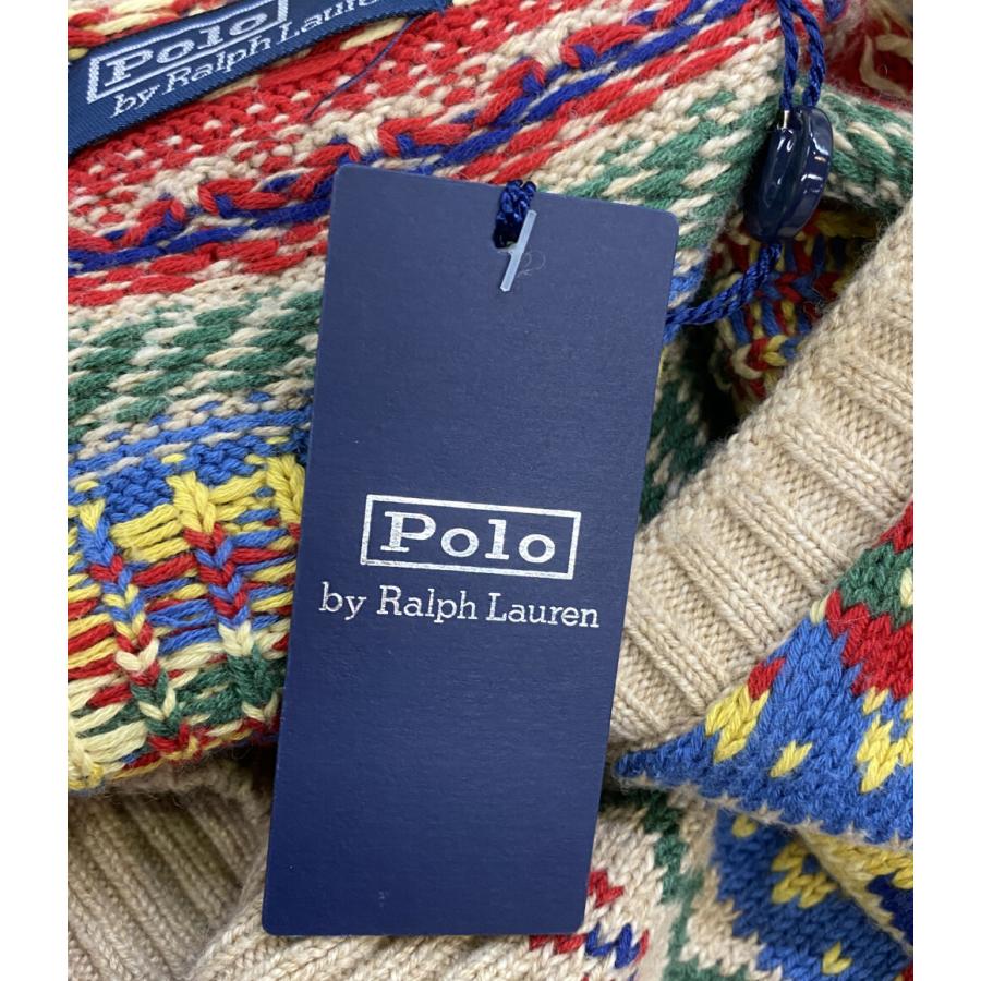 美品 ポロ・ラルフローレン ベスト FAIR ISLE COTTON CASHMERE SWEATER VEST メンズ SIZE L POLO RALPH LAUREN 中古_5