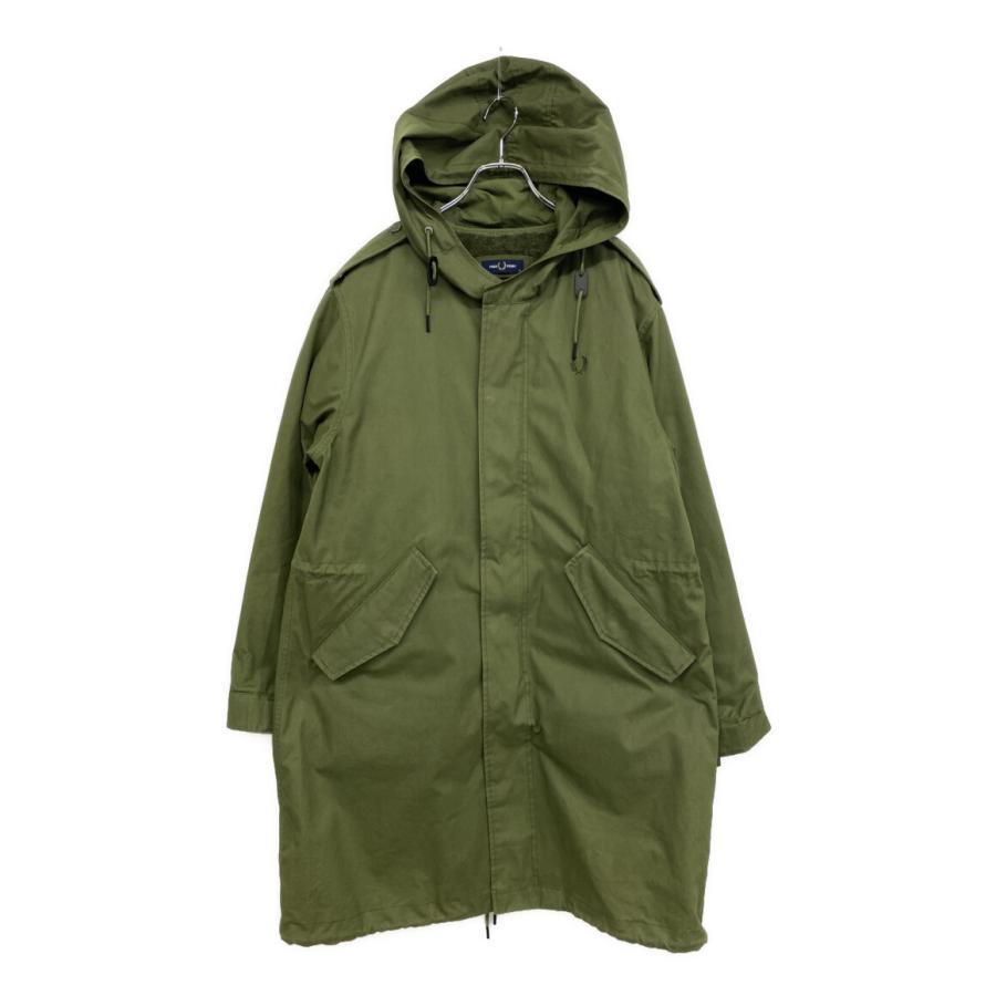 FRED PERRY（フレッドペリー） モッズコート カーキ ロゴ エポレット
