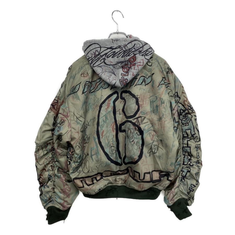 モワローラ ジャケット GRAFFITI BOMBER メンズ SIZE S MOWALOLA 中古