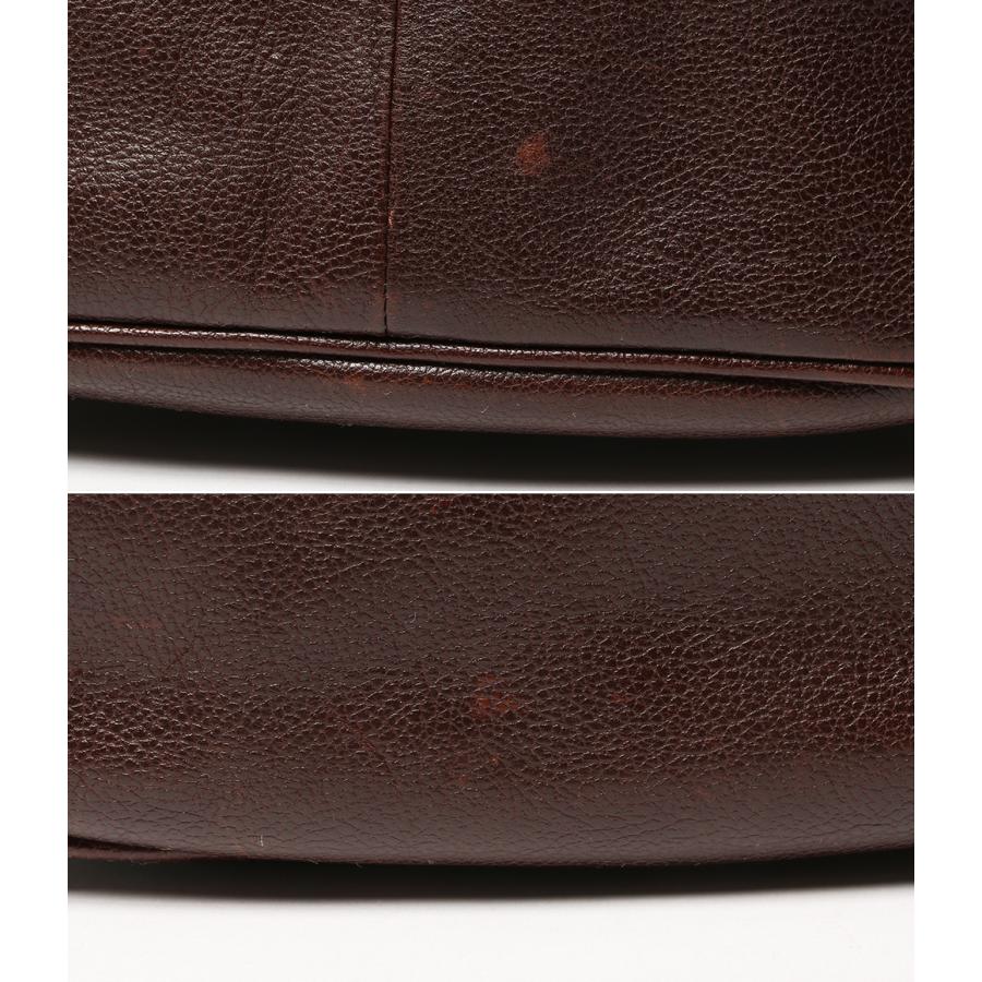IL BISONTE（イルビゾンテ） ショルダーバッグ レザー ブラウン メンズ