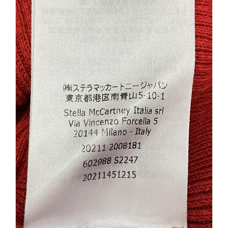 ステラマッカートニー リブニットワンピースドレス レッド レディース SIZE 34 STELLA McCARTNEY 中古_4