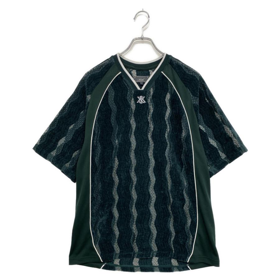 KITH NYC キスニューヨークシティ 25SS Chase Jersey チェイスジャージ 25071060002820 XS Chronicle 半袖 ゲームシャツ Tシャツ トップス【中古】【KITH NYC】 キス ジャージシャツ メッシュ切替 CHASE JERSEY 25ss メンズ SIZE S