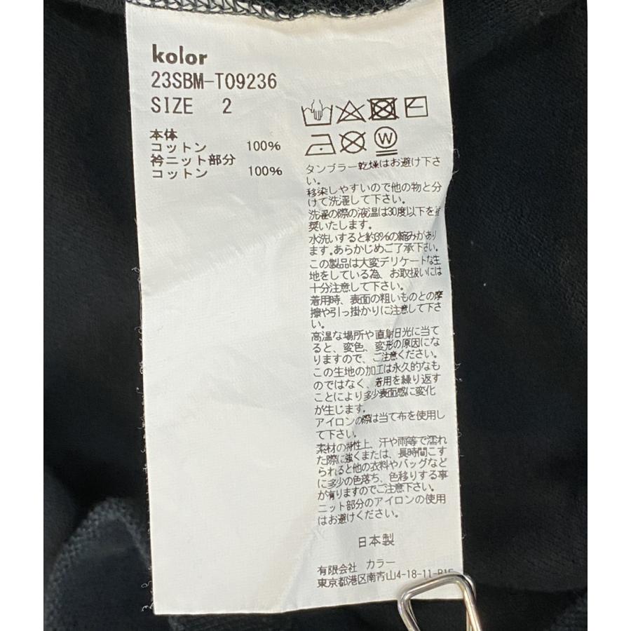 カラービーコン ポロシャツ 襟デザインポロ 23SS メンズ SIZE 2 kolor