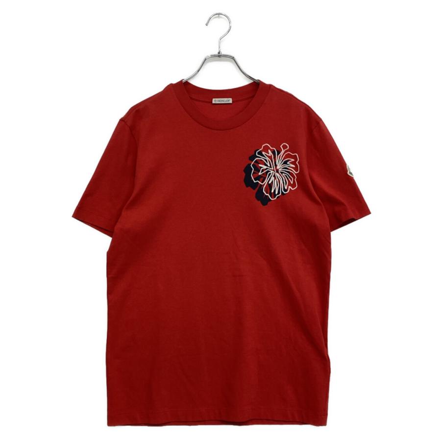MONCLER モンクレール フラワーレースTシャツ MONCLER（モンクレール） 半袖Tシャツ フラワーデザインクルーネック