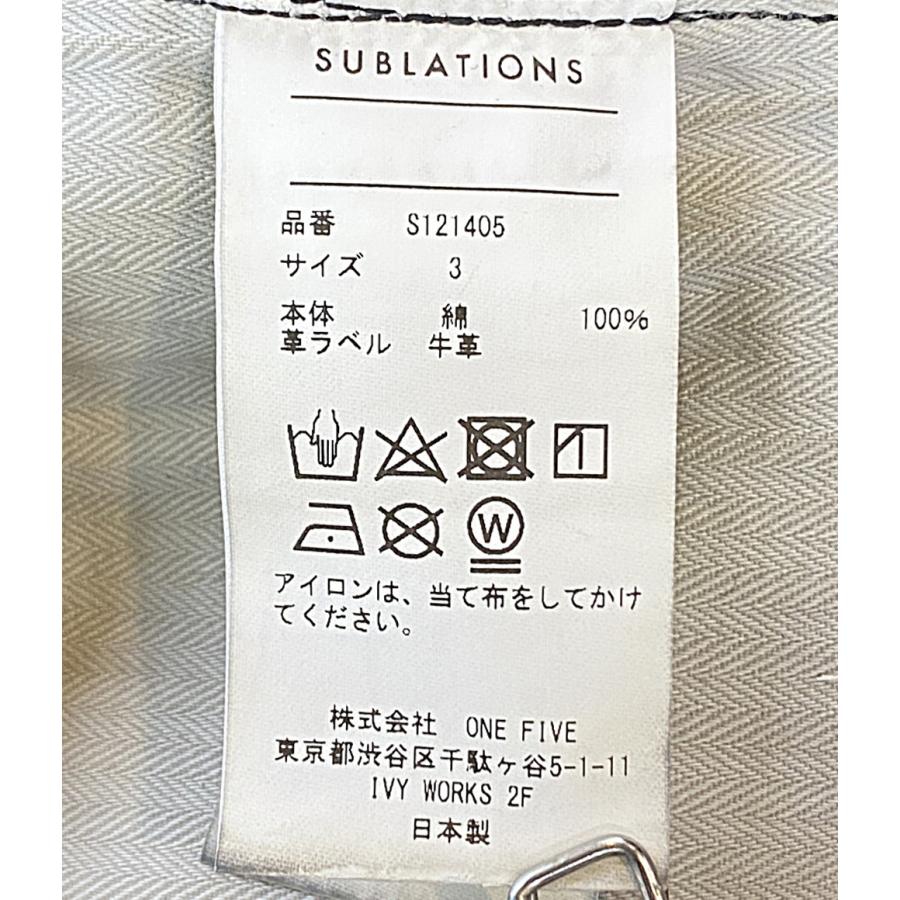 サブレーションズ デニムパンツ 24AW S121405 メンズ SIZE 3