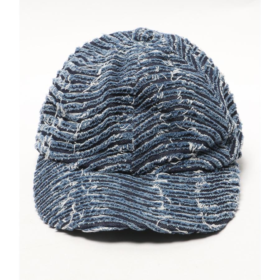 カミヤ カシラ キャップ WAVE DENIM CAP レディース KAMIYA×CA4LA 中古
