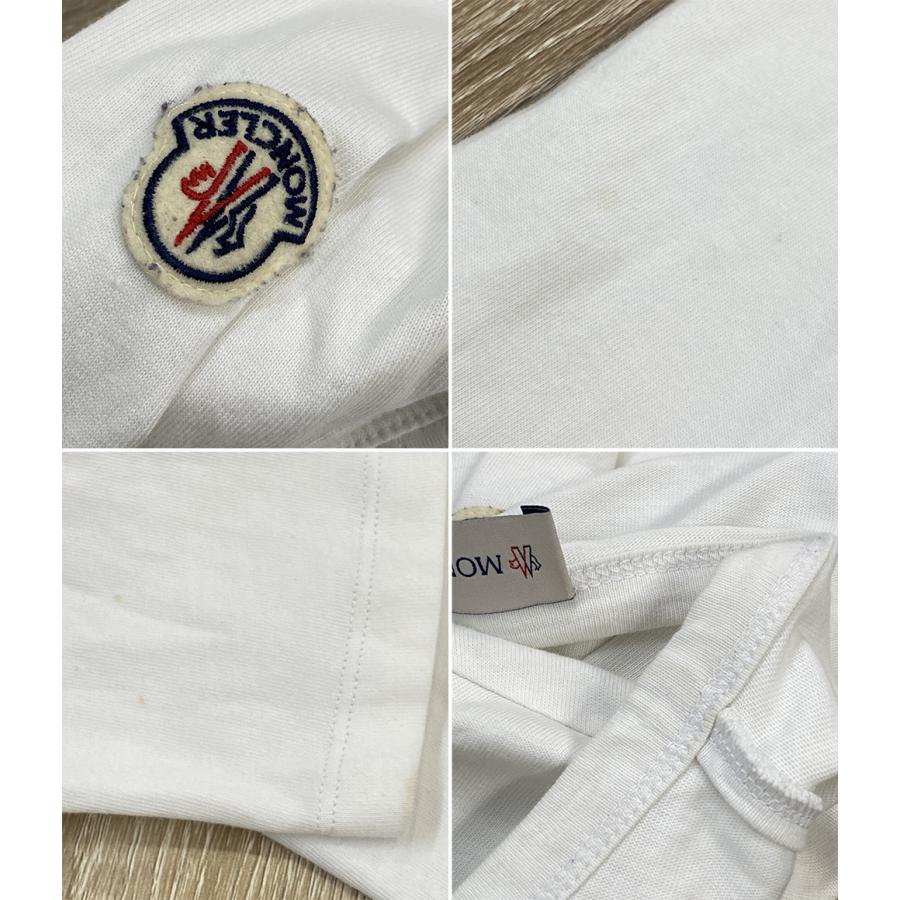MONCLER（モンクレール） 長袖Tシャツ メッシュ切替ロゴカットソー